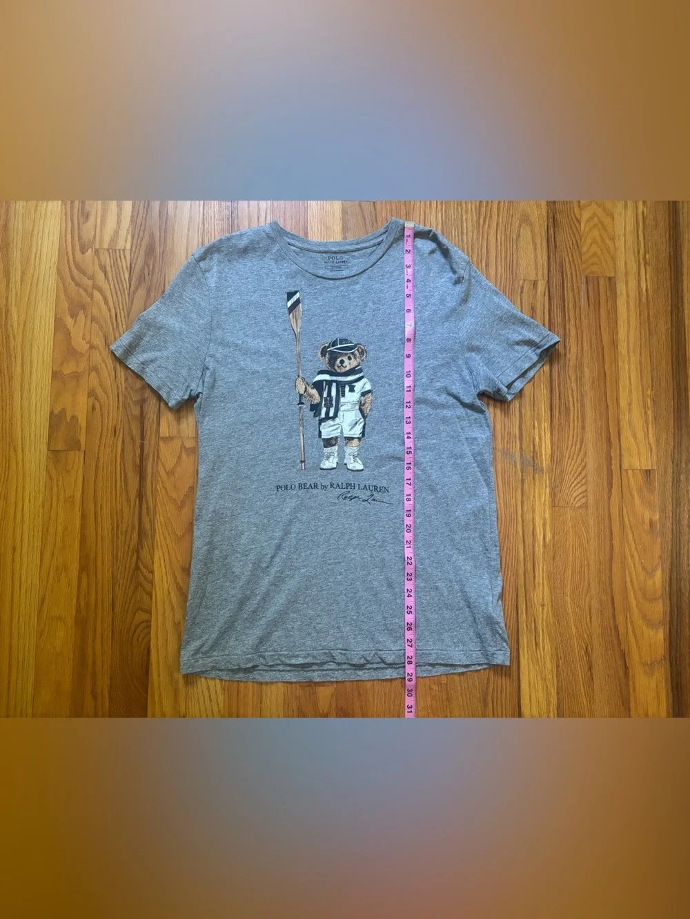 Polo Ralph Lauren Men’s Bear Tee Shirt Rowing Crew Medium